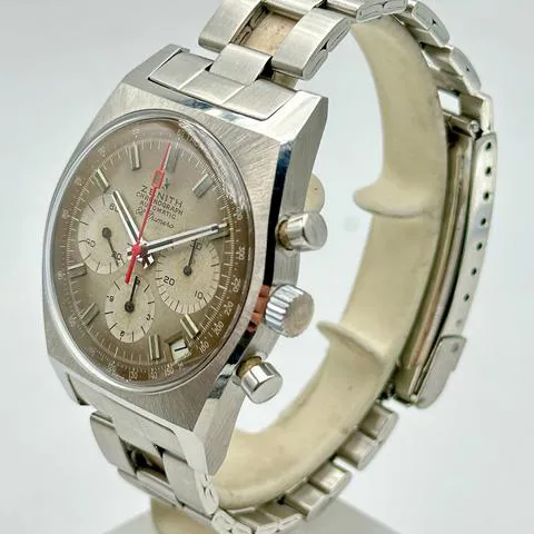 Zenith El Primero A385 37mm Stainless steel Brown 5