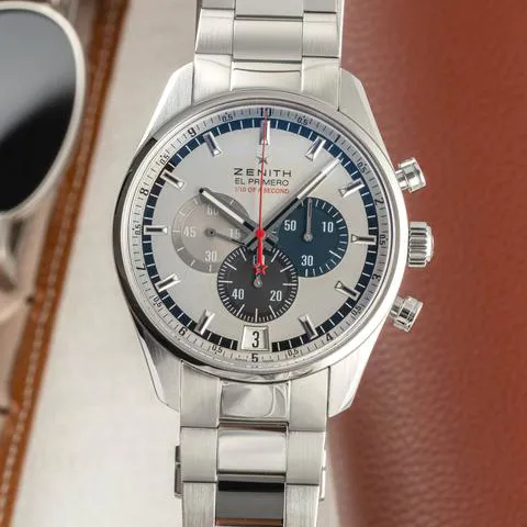 Zenith El Primero Chronograph 03.2041.4052 42mm Stainless steel Silver