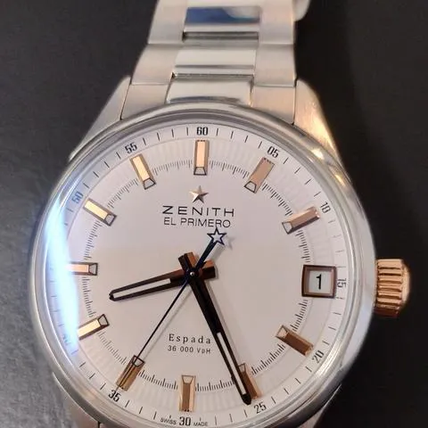 Zenith El Primero Espada 40mm Yellow gold and stainless steel White 16