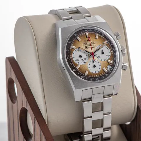 Zenith Revival 03.A384.400/385.M385 125mm Stainless steel Brown