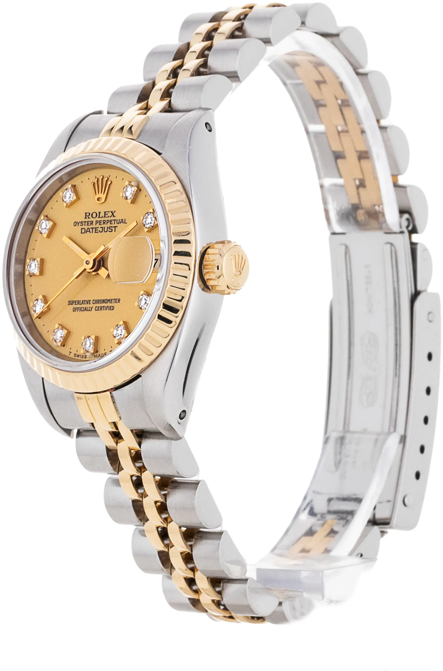 Rolex Lady-Datejust 69173 26mm Yellow gold and stainless steel Champagne 1