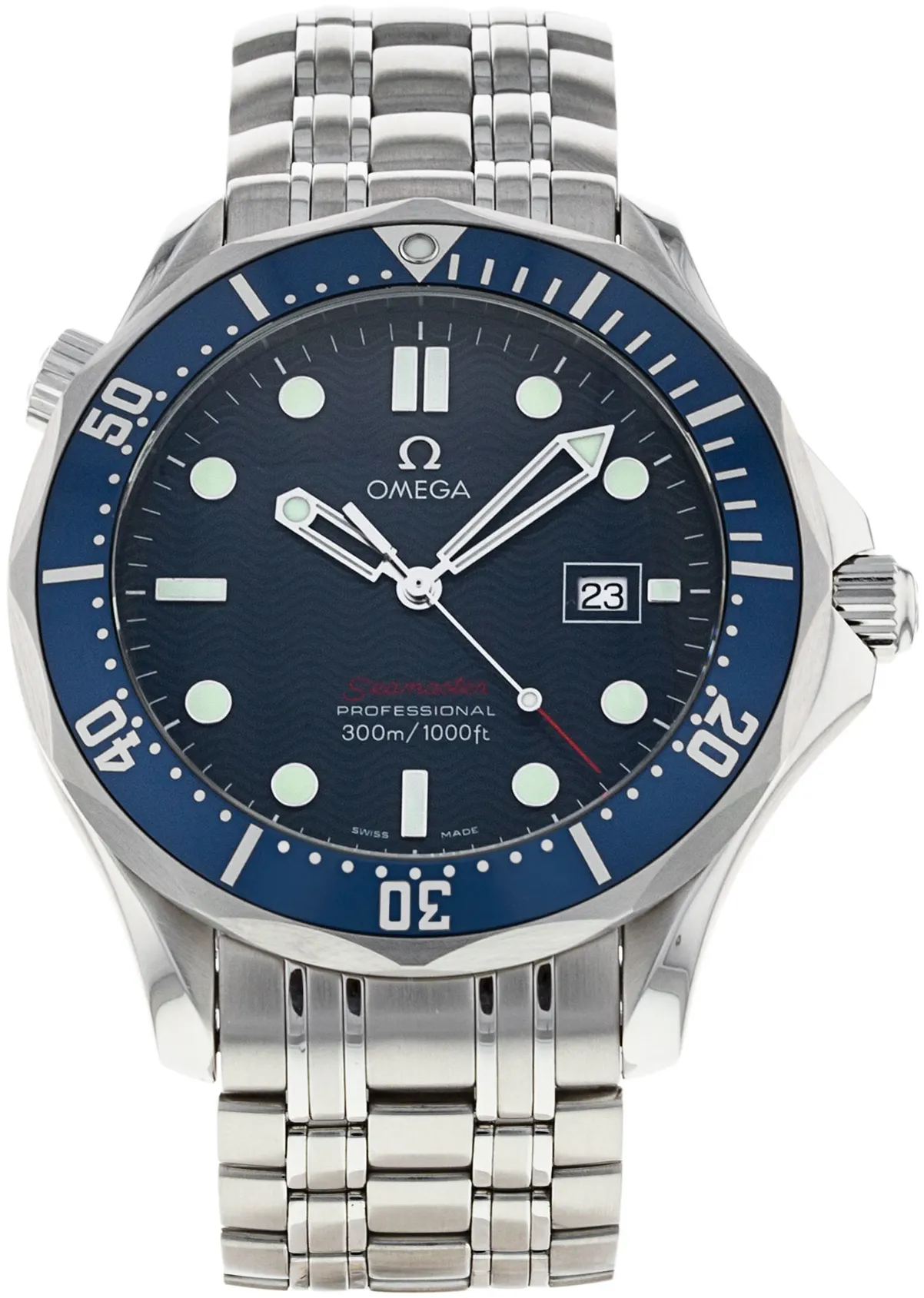Omega Seamaster Diver 300M 2221.80.00 41mm Stainless steel Blue