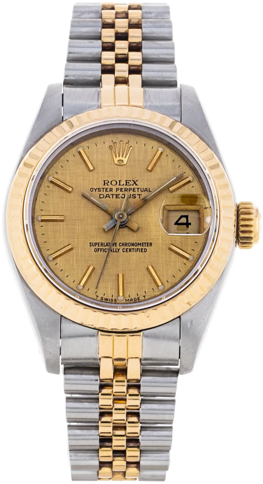 Rolex Lady-Datejust 69173 26mm Yellow gold and stainless steel •