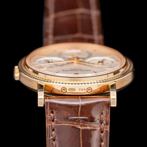 Patek Philippe Perpetual Calendar 35mm Rose gold Silver 8