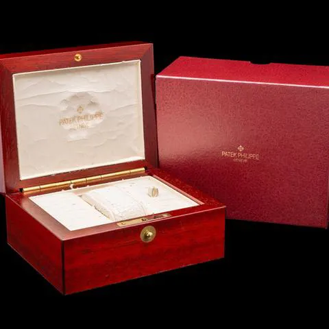 Patek Philippe Perpetual Calendar 35mm Rose gold Silver 13