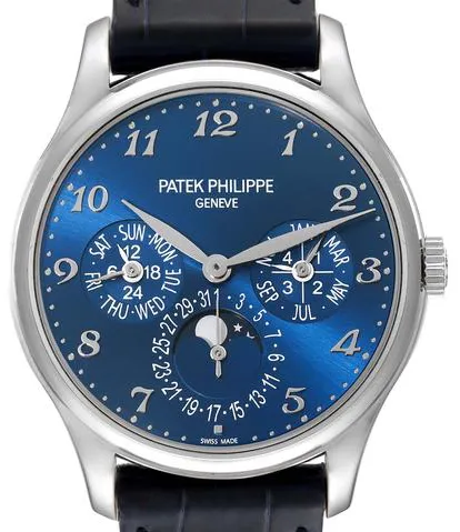 Patek Philippe Perpetual Calendar 5327G-001 39mm White gold Blue 1