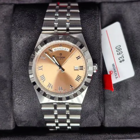 Tudor Royal 41mm Stainless steel Rose 4