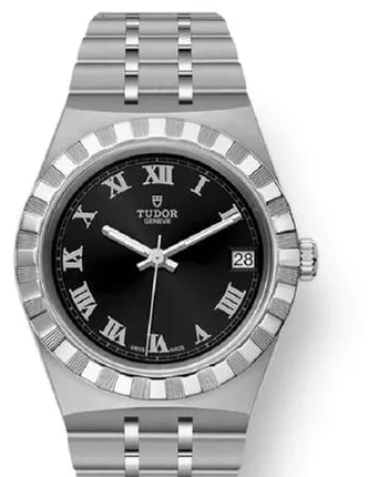 Tudor Royal M28400-0003 34mm Stainless steel Black