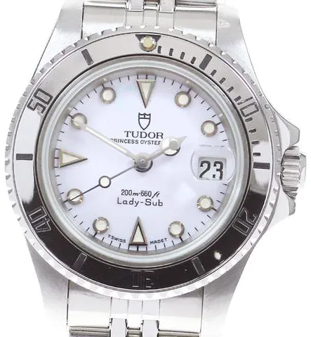 Tudor Prince Oysterdate 96090 27mm Stainless steel White