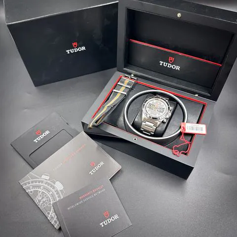 Tudor Heritage Chrono 70330N 42mm Stainless steel Black 2