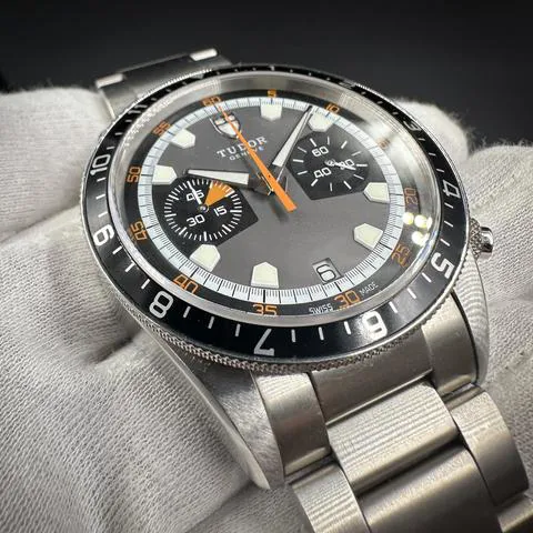 Tudor Heritage Chrono 70330N 42mm Stainless steel Black 4