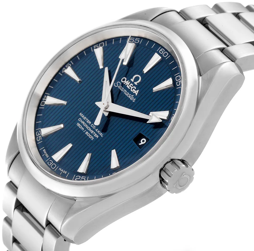 Omega Aqua Terra 231.10.42.21.03.001 41.5mm Stainless steel Blue 1