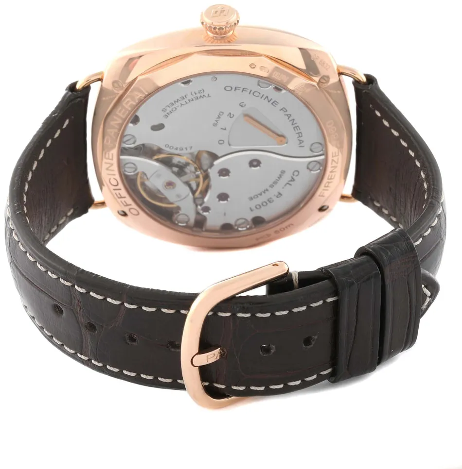 Panerai Radiomir 1940 PAM 00570 47mm Rose gold Brown 3