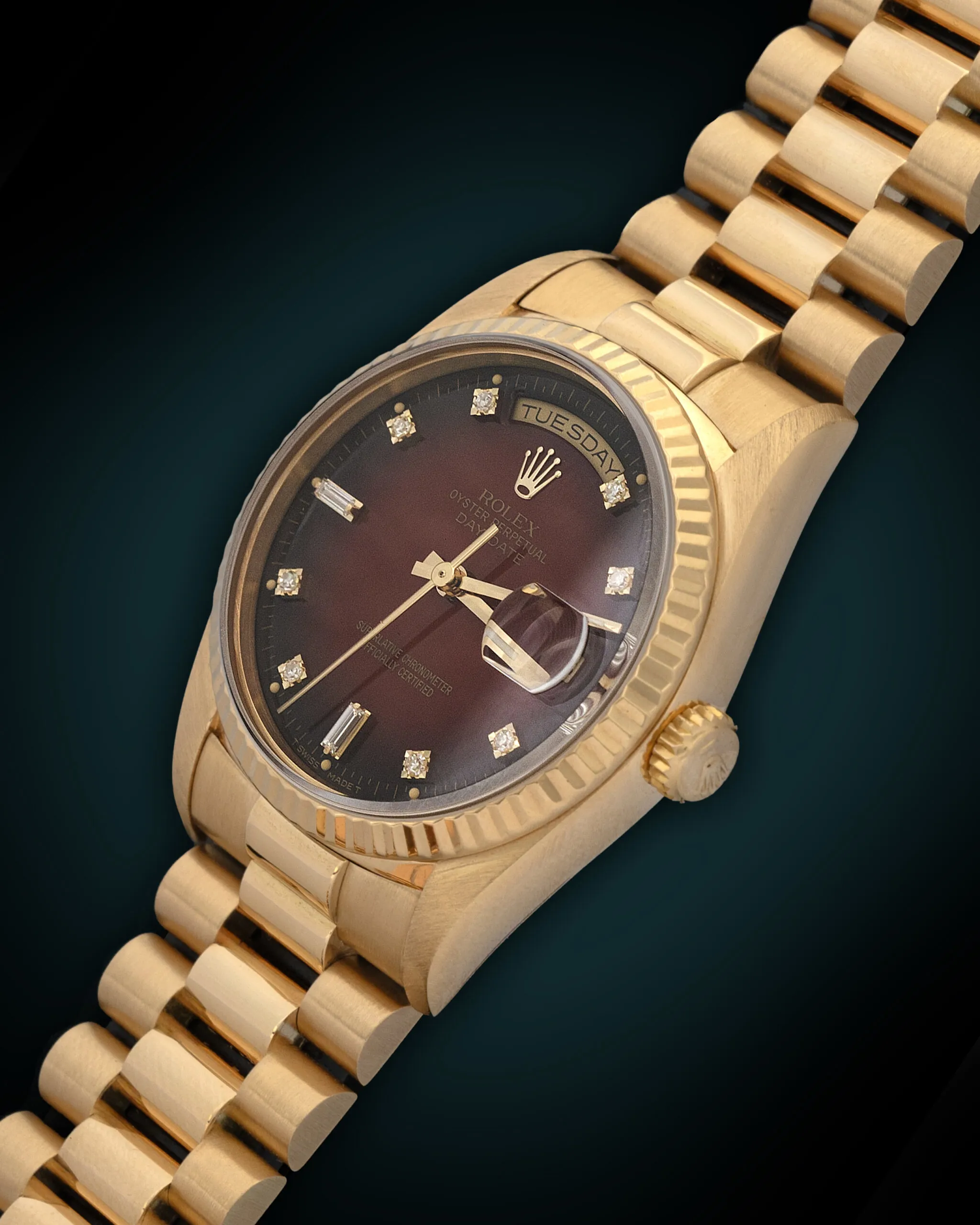 Rolex Day-Date 36 18238 36mm Yellow gold Rosso 1