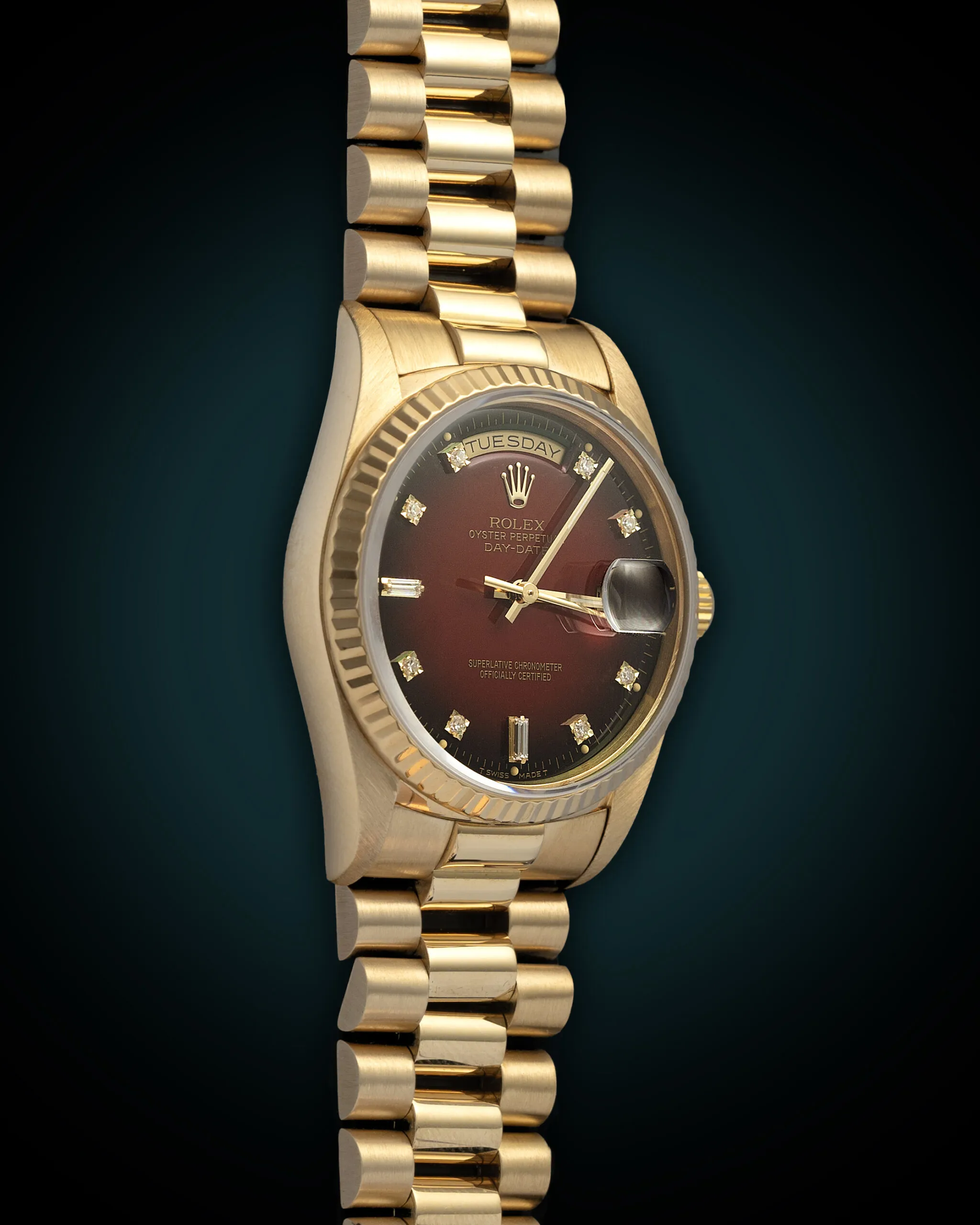 Rolex Day-Date 36 18238 36mm Yellow gold Rosso 2