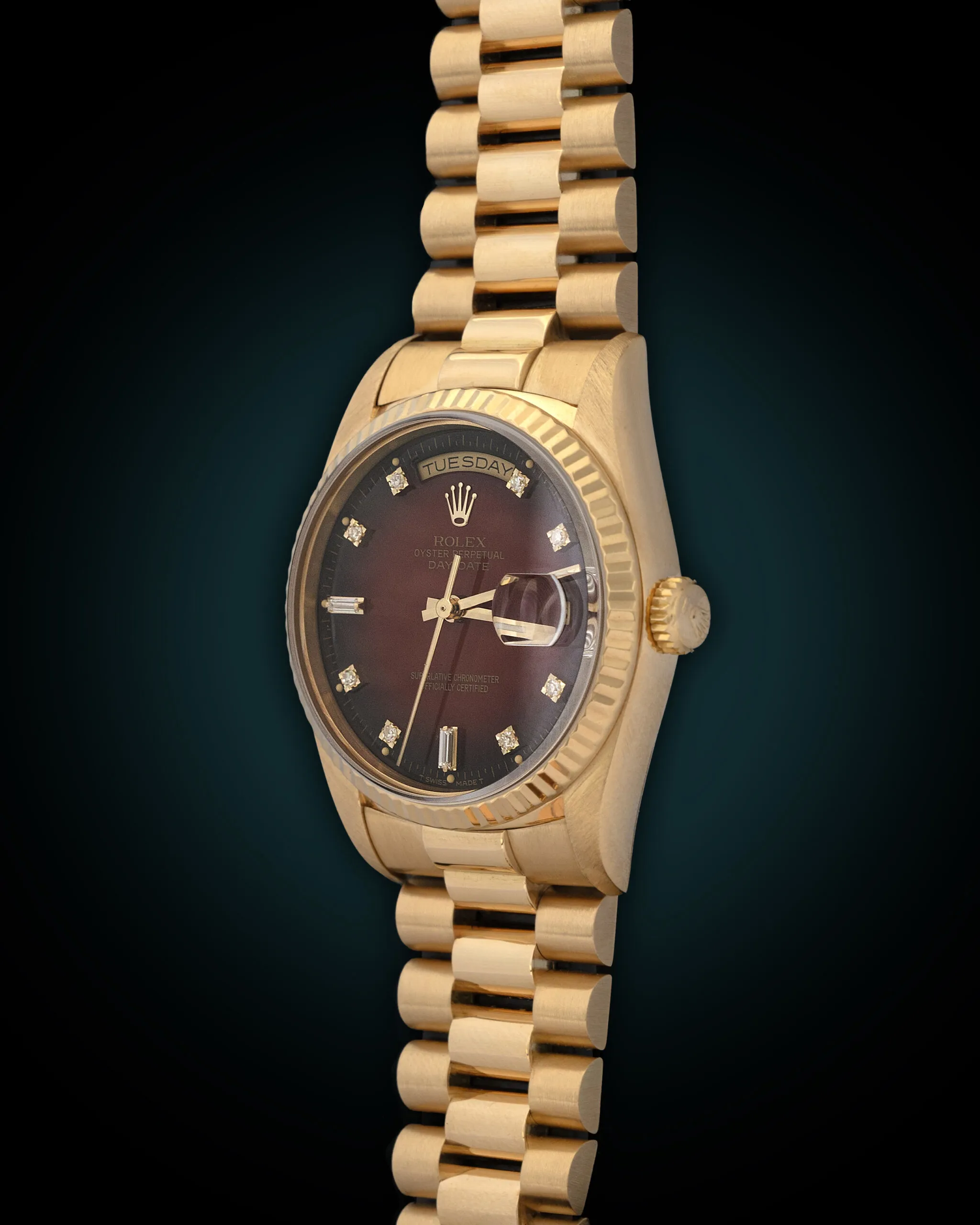 Rolex Day-Date 36 18238 36mm Yellow gold Rosso 3