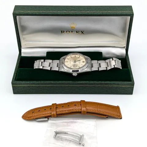 Rolex Oyster Perpetual Date 1500 34mm Stainless steel Silver 11