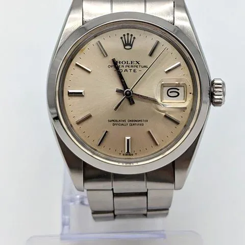 Rolex Oyster Perpetual Date 1500 34mm Stainless steel Silver 12
