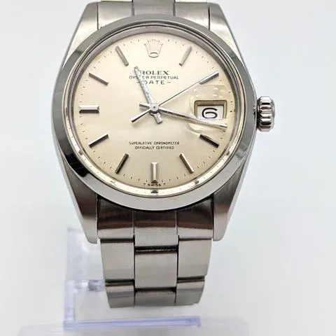 Rolex Oyster Perpetual Date 1500 34mm Stainless steel Silver 13