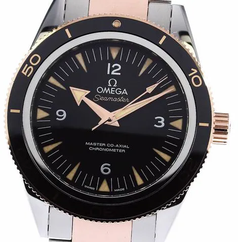 Omega Seamaster 300 233.20.41.21.01.001 41mm Yellow gold Black