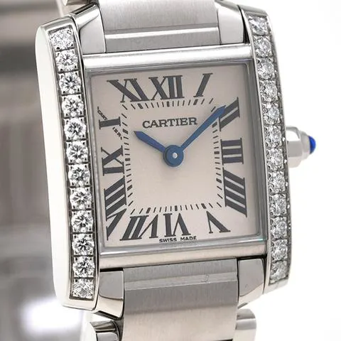 Cartier Tank Française 20mm Stainless steel Silver 4