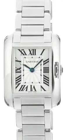 Cartier Tank Anglaise 30.2mm Stainless steel Silver