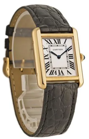 Cartier Tank Solo W5200002 24mm Yellow gold Silver 3