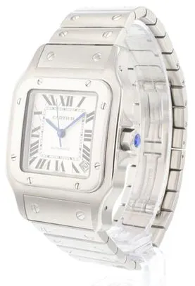 Cartier Santos Galbée 2823 32mm Yellow gold and stainless steel Silver 1