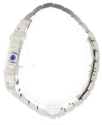 Cartier Santos Galbée 2823 32mm Yellow gold and stainless steel Silver 2