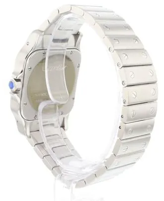 Cartier Santos Galbée 2823 32mm Yellow gold and stainless steel Silver 3