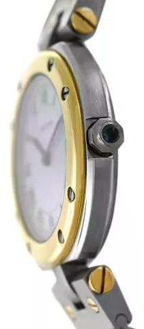 Cartier Santos 8191 27mm Yellow gold and Stainless steel White 1