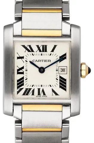 Cartier Tank Française W51012Q4 25mm Stainless steel White