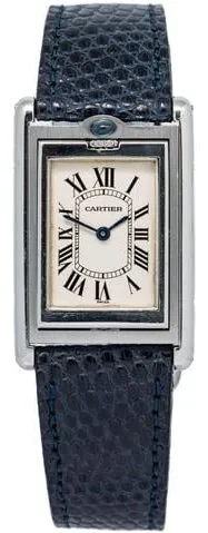 Cartier Tank 24mm Stainless steel White