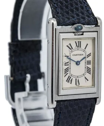 Cartier Tank 24mm Stainless steel White 3