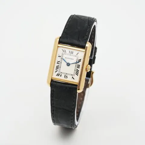 Cartier Tank Louis Cartier 1150 20mm Yellow gold Silver 1