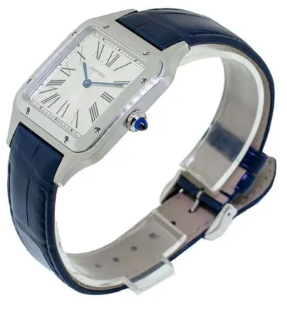 Cartier Santos Dumont WSSA0022 43.5mm Stainless steel Silver 2