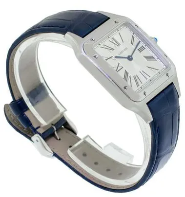 Cartier Santos Dumont WSSA0022 43.5mm Stainless steel Silver 4