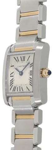 Cartier Tank Française W51007Q4 20mm Yellow gold and stainless steel White 1