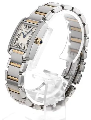 Cartier Tank Française W51007Q4 27mm Yellow gold and stainless steel Ivory 1