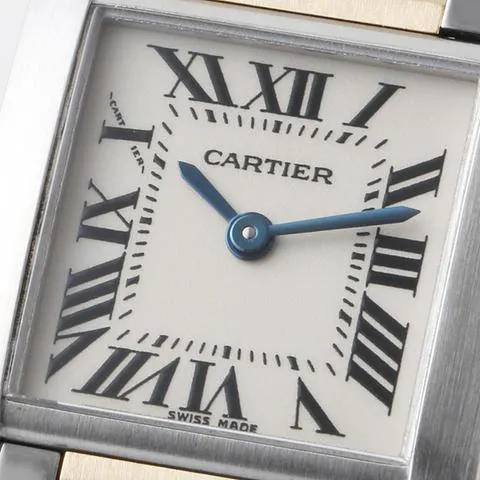 Cartier Tank Française W51007Q4 27mm Yellow gold and stainless steel Ivory 5