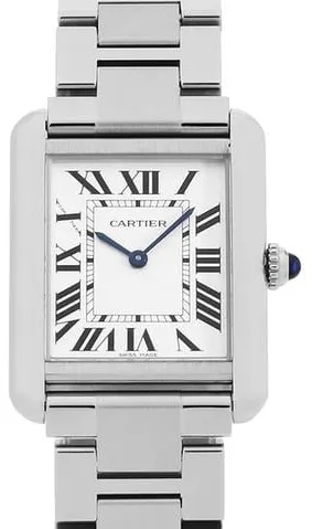 Cartier Tank W5200013 31mm Stainless steel Silver