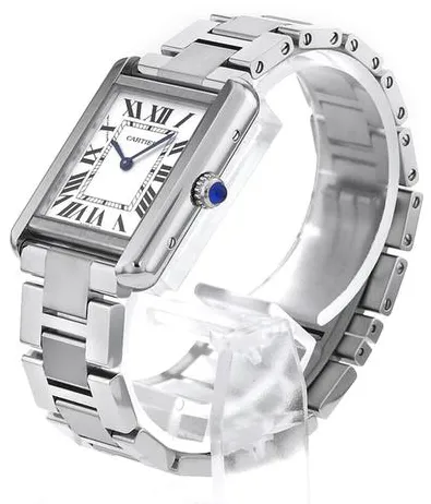 Cartier Tank W5200013 31mm Stainless steel Silver 1