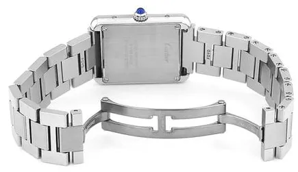 Cartier Tank W5200013 31mm Stainless steel Silver 3