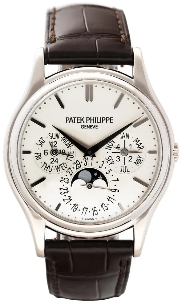 Patek Philippe Perpetual Calendar 5140G-001 37mm White gold Silver