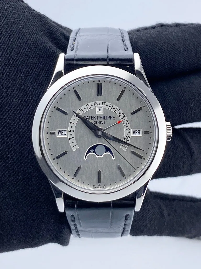 Patek Philippe Perpetual Calendar 5496P-001 39.5mm Platinum Silver 2