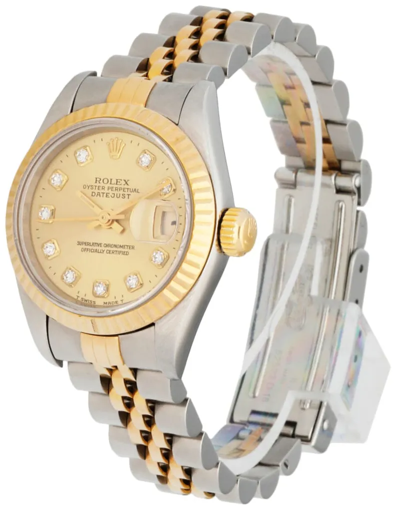 Rolex Lady-Datejust 69173 26mm Stainless steel Champagne 4