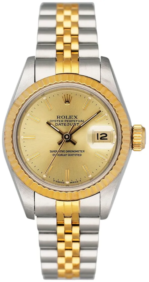 Rolex Lady-Datejust 69173 26mm Stainless steel Champagne