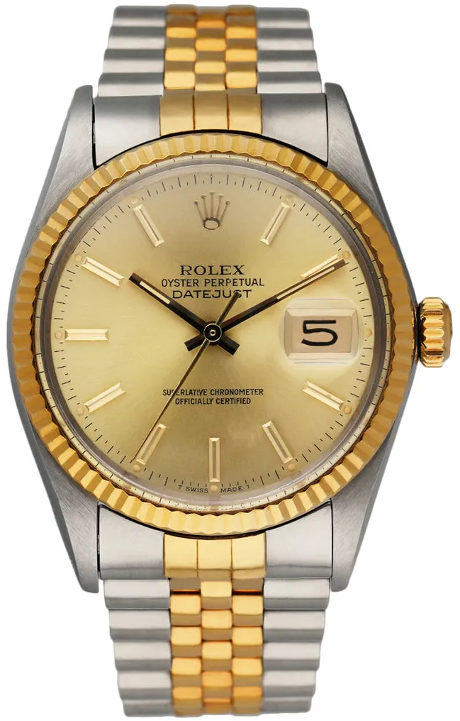 Rolex Datejust 36 16013 36mm Stainless steel Champagne