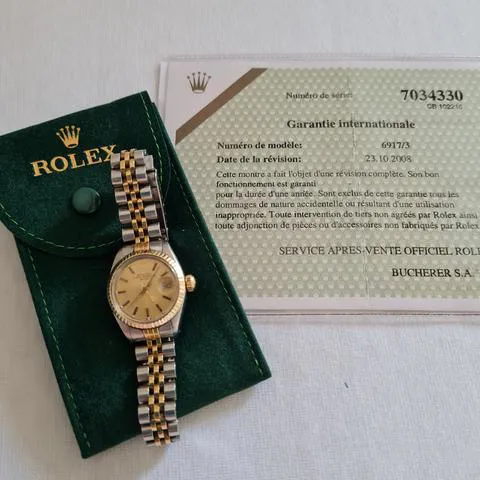 Rolex Lady-Datejust 69173 26mm Stainless steel Yellow 7