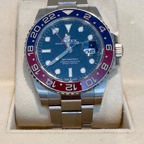 Rolex GMT-Master II 126719BLRO 40mm White gold Blue